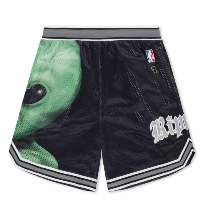 We Come In Peace Basketball Shorts (Black)