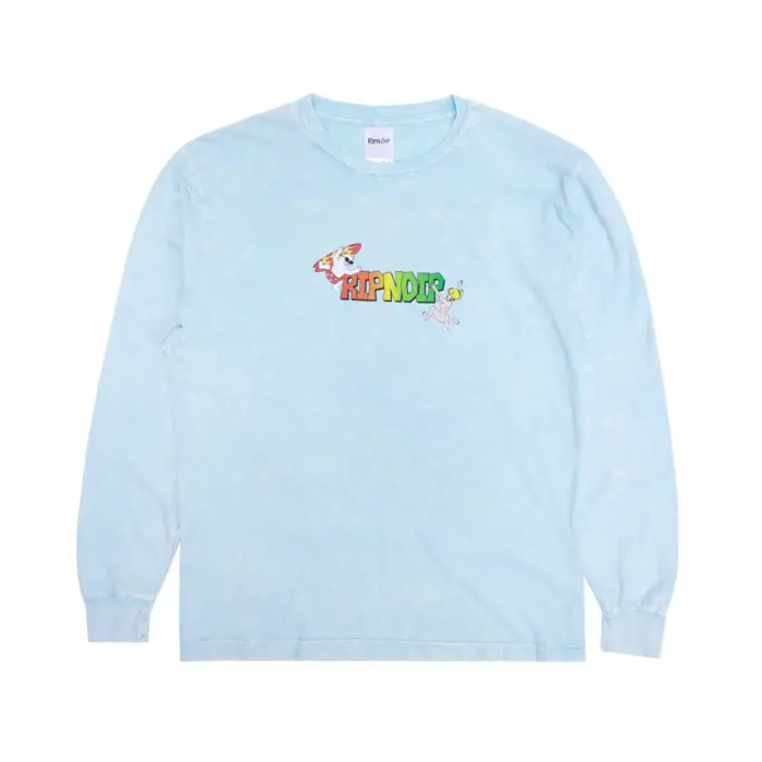 Summer Break Long Sleeve (Light Blue Mineral Wash)